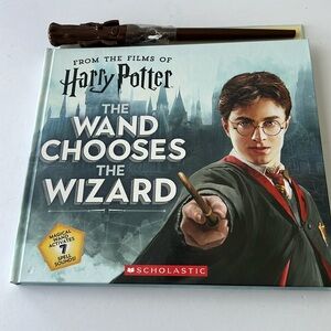 The wand chooses the wizard book
